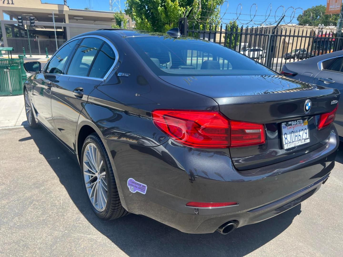 2019 DARK GRAY /BLACK BMW 5-Series (WBAJA9C5XKB) , located at 744 E Miner Ave, Stockton, CA, 95202, (209) 944-5770, 37.956863, -121.282082 - Photo#9